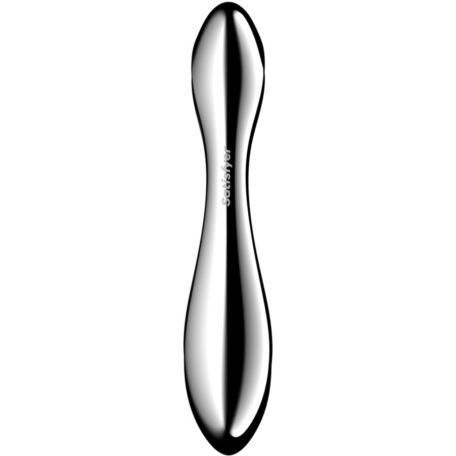 SATISFYER - PURE GRAVITY 2 DOPPELENDER EDELSTAHLDILDO
