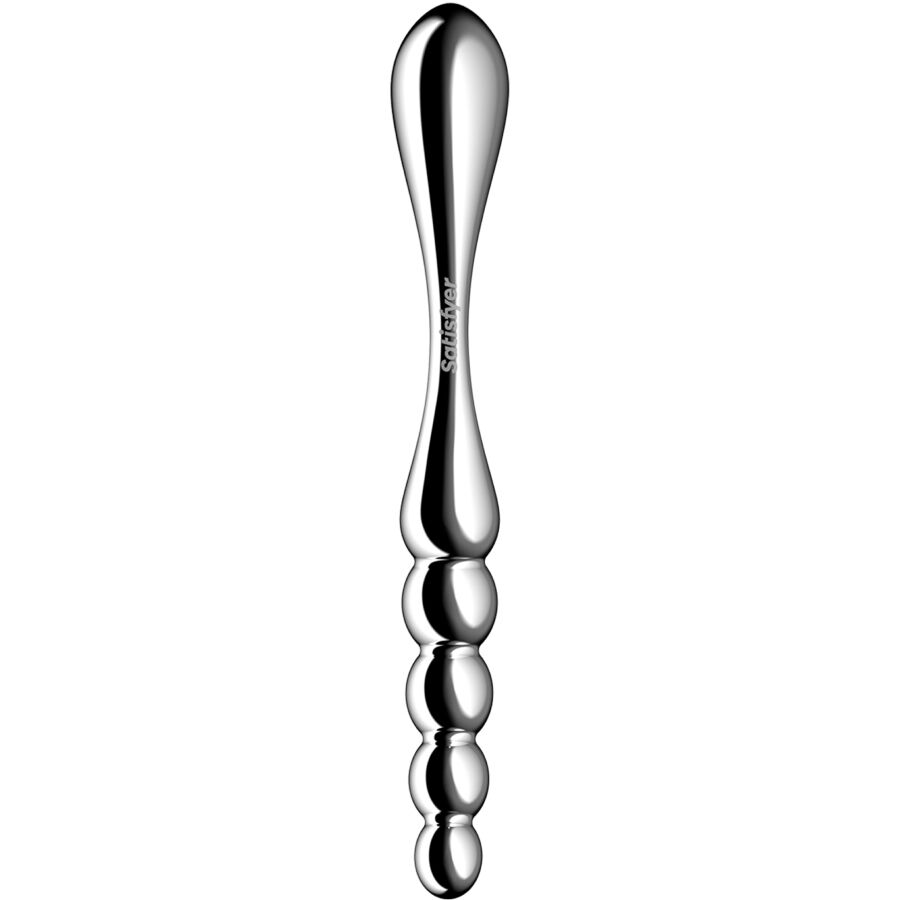 SATISFYER - STAR FORCE 1 DOPPEL-DILDO AUS EDELSTAHL