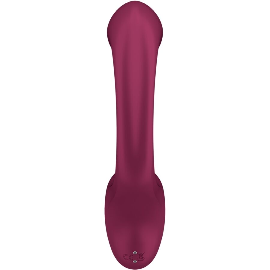 SATISFYER - G FOR GODDESS 2-Flaschen-Vibrator Hase Burgunderrot