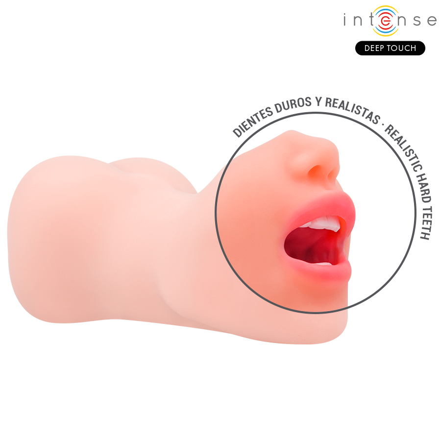 INTENSIVER TIEFER BERÜHRUNG - RILEY DOPPEL-MASTURBATOR FÜR MUND UND VAGINA