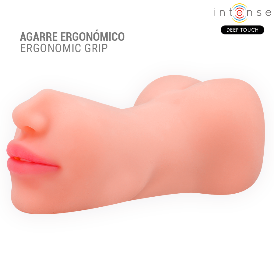 INTENSIVER TIEFER BERÜHRUNG - RILEY DOPPEL-MASTURBATOR FÜR MUND UND VAGINA