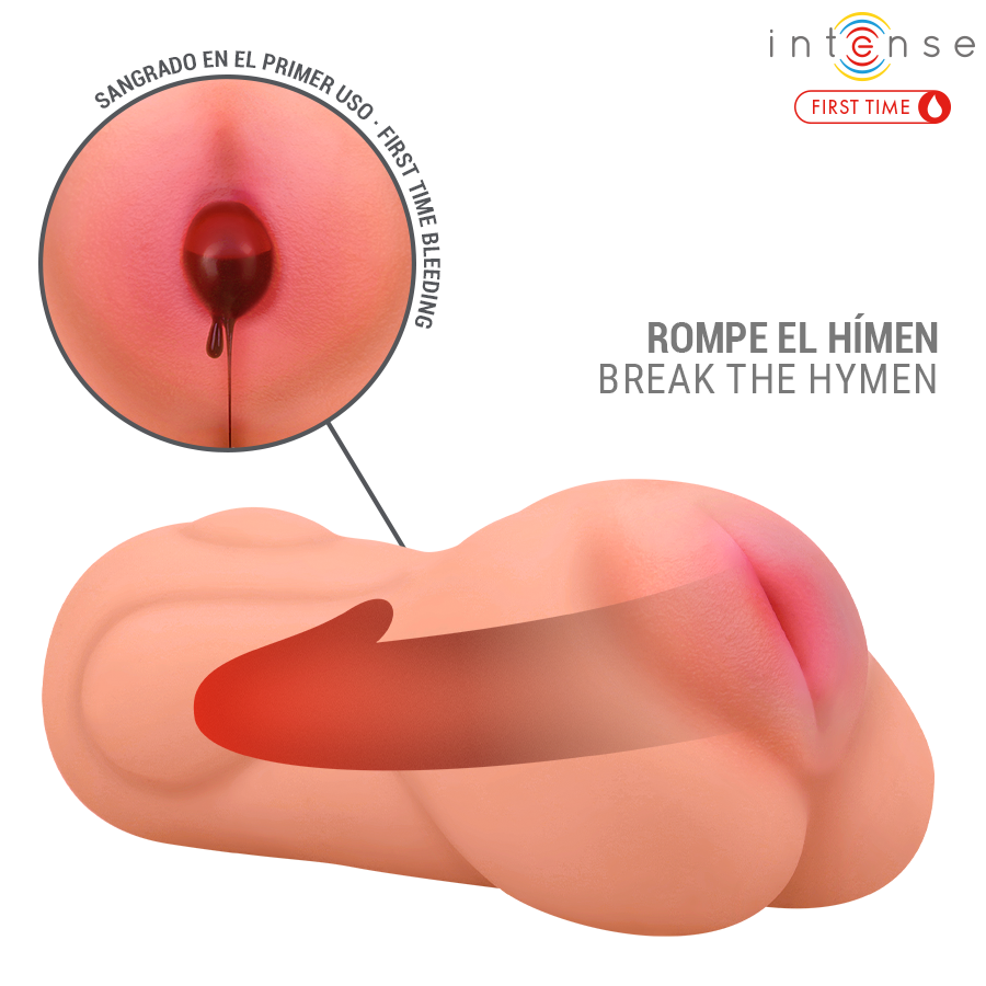 INTENSIVES ERSTMALS - SOPHIE, DIE JUNGFRAU, MASTURBIERT MIT BLUTUNG