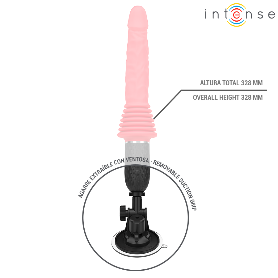 INTENSE - CYNTHIA ferngesteuerter Stoßvibrator mit Heizfunktion