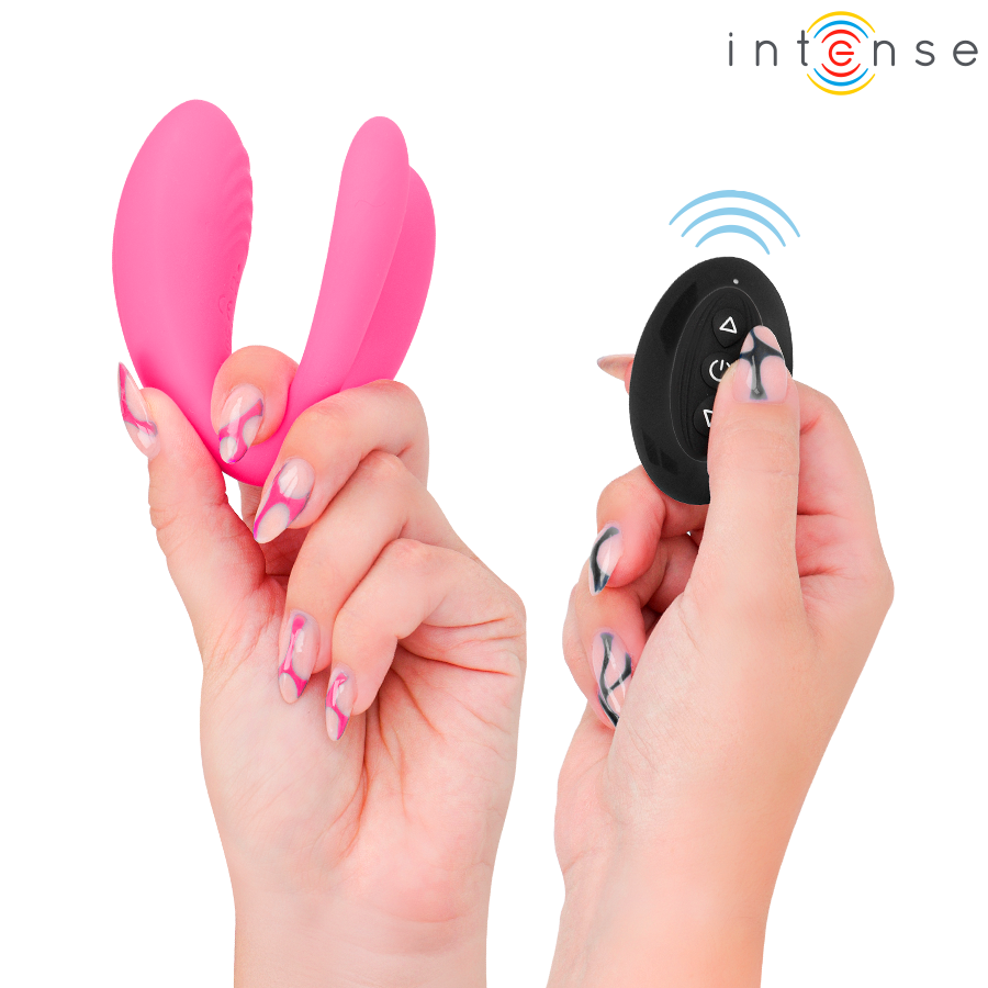 INTENSE - JULIA DOPPEL-CLIP-ON-VIBRATOR-STIMULATOR MIT FERNBEDIENUNG