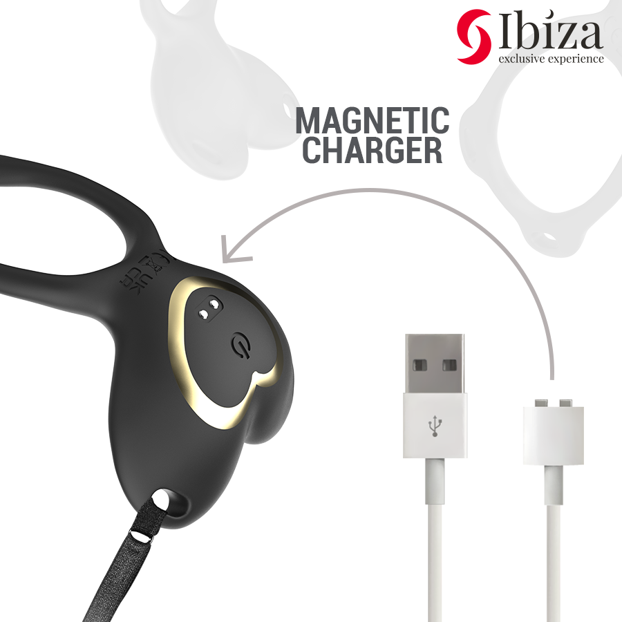 IBIZA - HERZFÖRMIGER PAARVIBRATOR MIT FERNBEDIENUNG