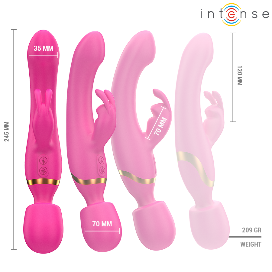 INTENSE - WINONA DOPPELVIBRATOR HASE UND STAB