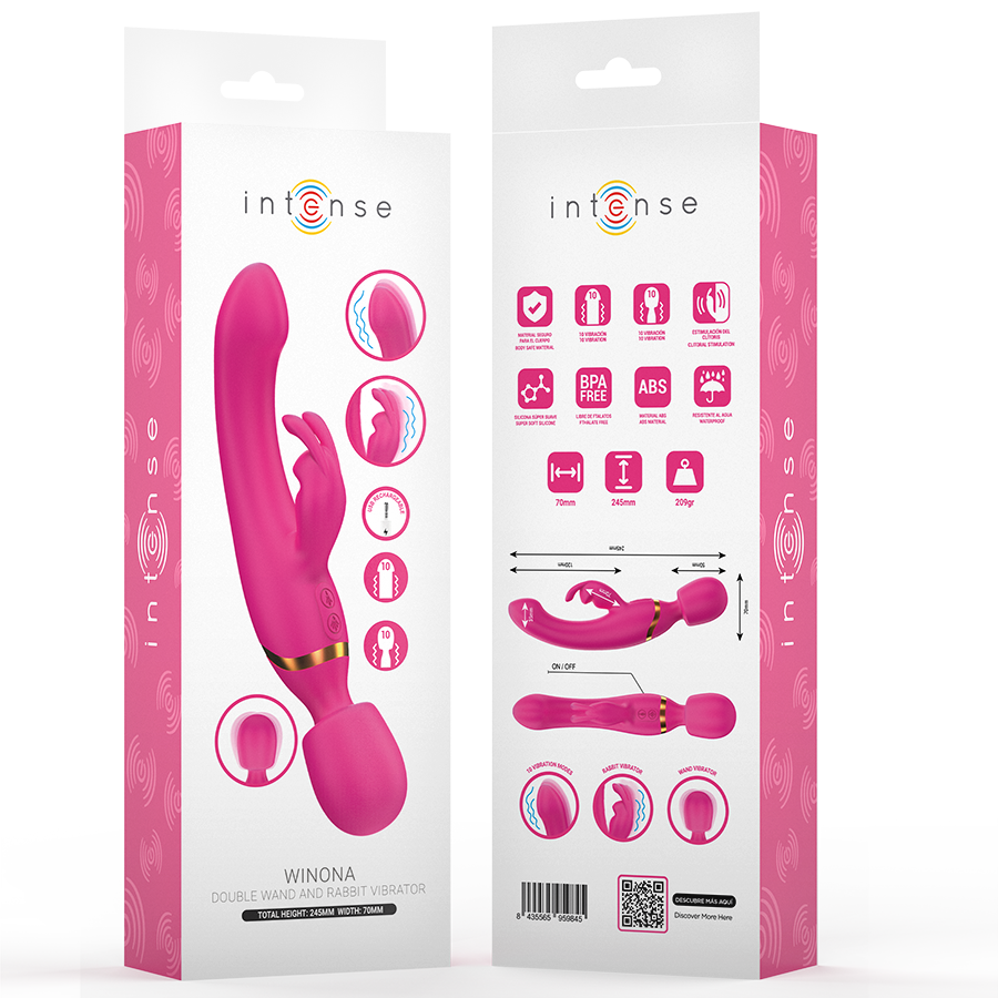 INTENSE - WINONA DOPPELVIBRATOR HASE UND STAB