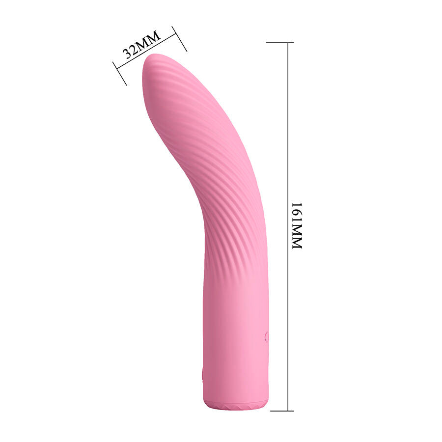 Vibromasseur Point G Kisell Lumineux 10 Modes Rechargeable - Pretty Love