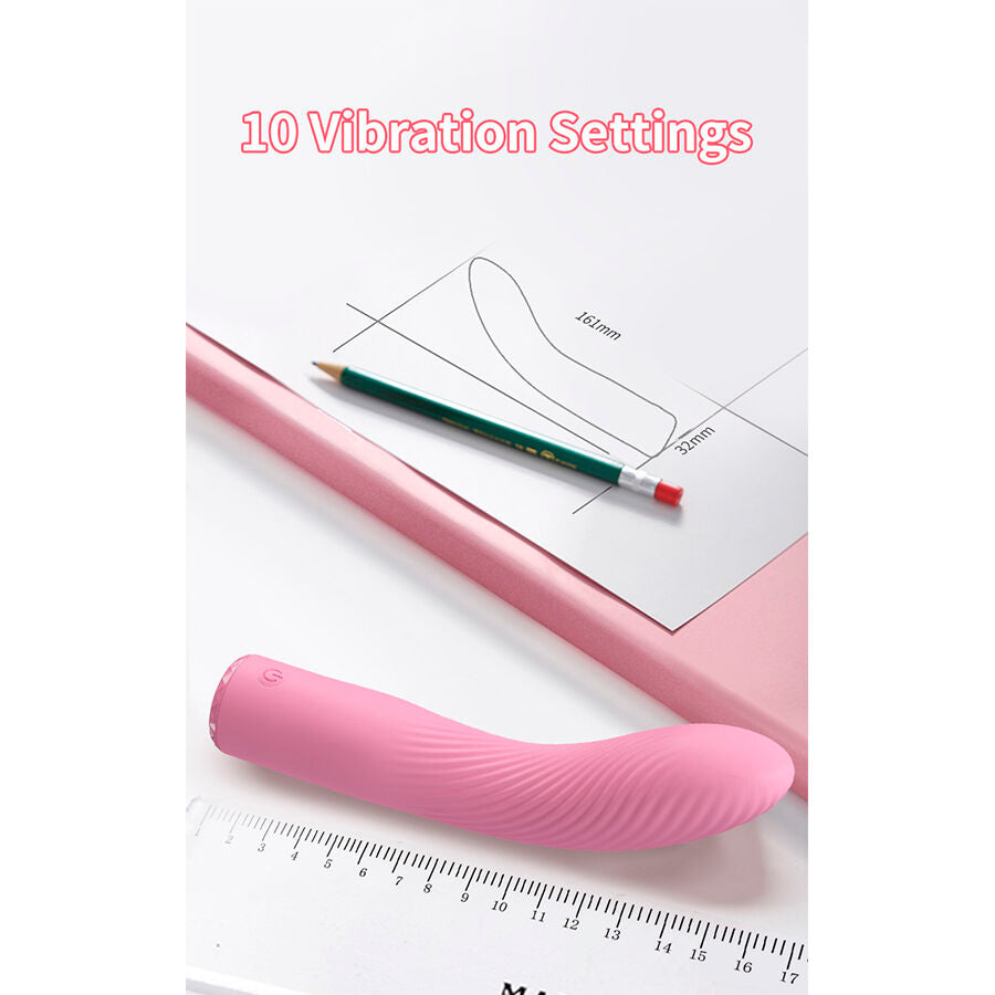 Vibromasseur Point G Kisell Lumineux 10 Modes Rechargeable - Pretty Love