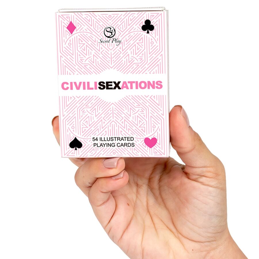 Jeu de Cartes Coquin pour Couples Civilisexations 54 Cartes Illustrées - Secretplay