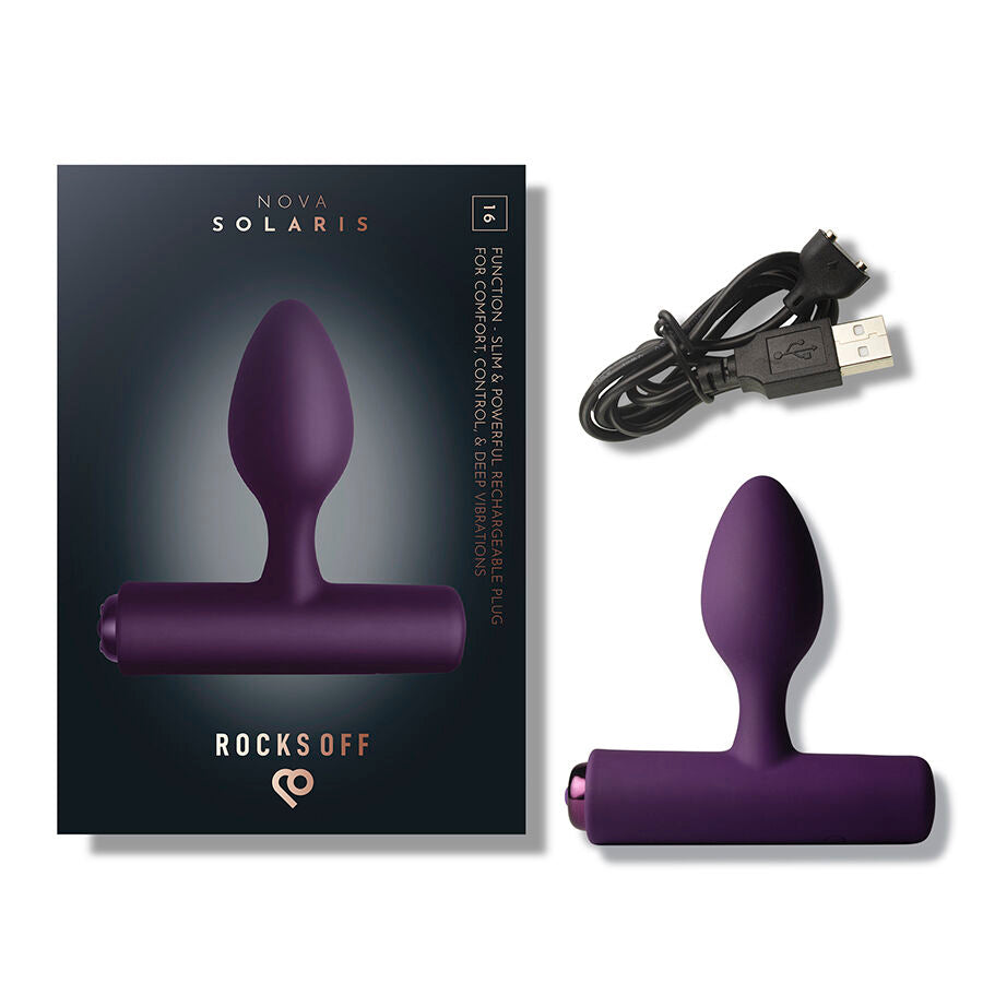 Vibromasseur Baguette Compact 16 Fonctions Rechargeable Pointe de Précision - Rocks-Off