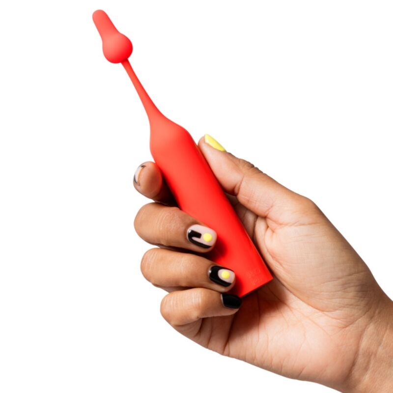Stimulateur Clitoridien Pop Vibrations Multiples Étanche Rouge - Romp