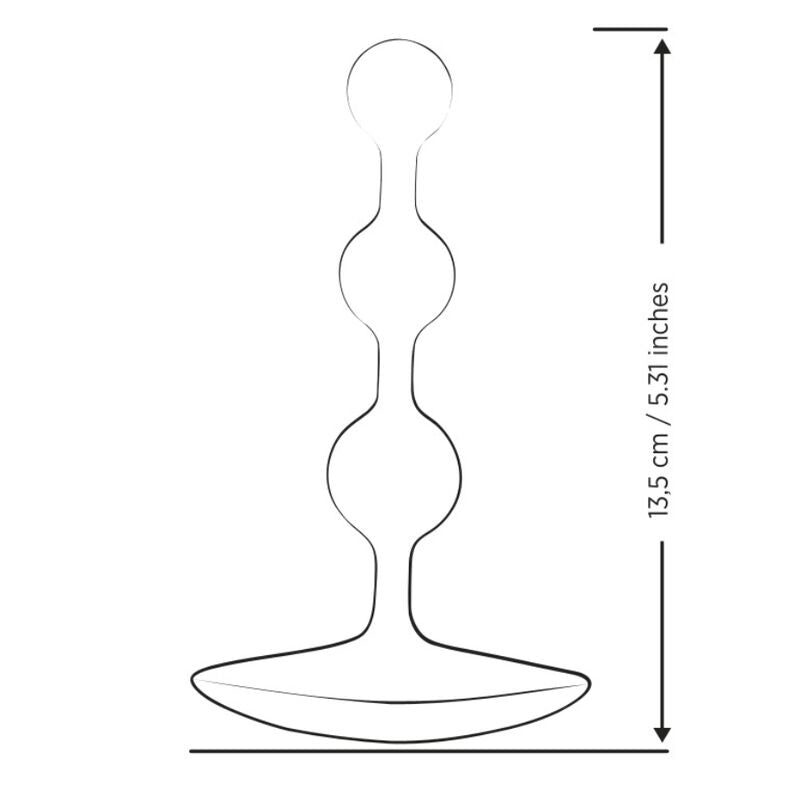 Perles Anales Amp Silicone Flexible Progressives 12,5 cm - Romp