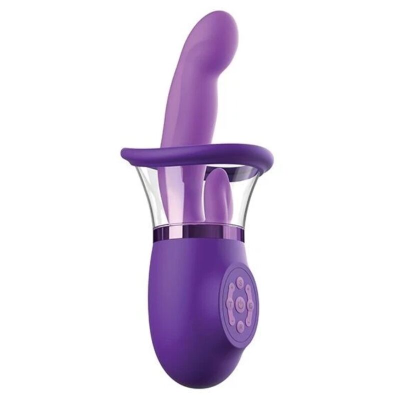 Profil du rabbit Ultimate Pleasure Pro Plus de Fantasy, coupe transparente et languette