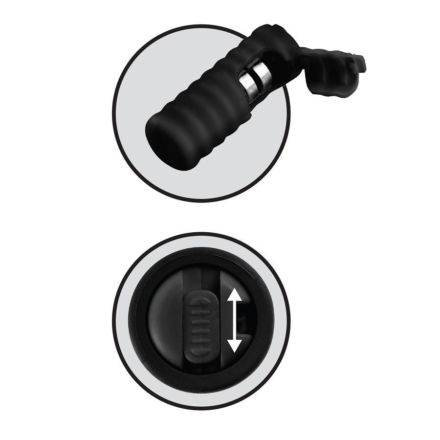 Vibrierende Nippelringe aus Silikon