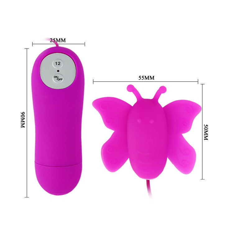 BAILE - LOVE EIGS BUTTERFLY CLITORIS STIMULATOR 12 GESCHWINDIGKEITEN FERNBEDIENUNG LILA