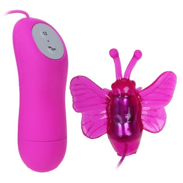 Niedlicher geheimer Schmetterlingsstimulator-Vibrator 12 V