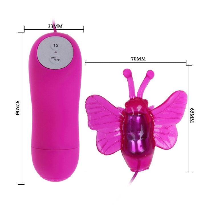 Niedlicher geheimer Schmetterlingsstimulator-Vibrator 12 V