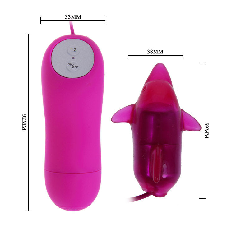BAILE - GEHEIMNISVOLLER, NIEDLICHER DOLFIN-VIBRATOR 12V