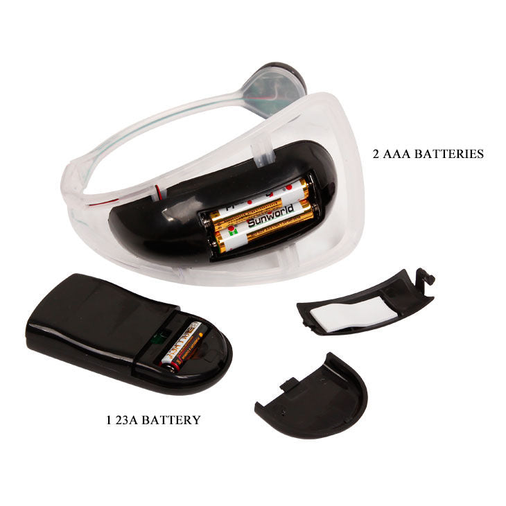 String mit Vibrator mit lila Fernbedienung