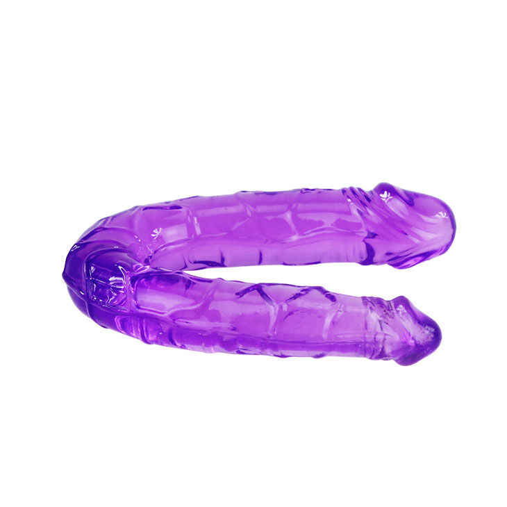 BAILE - DOPPELDILDO AUS FLEXIBLES LILA GELEE