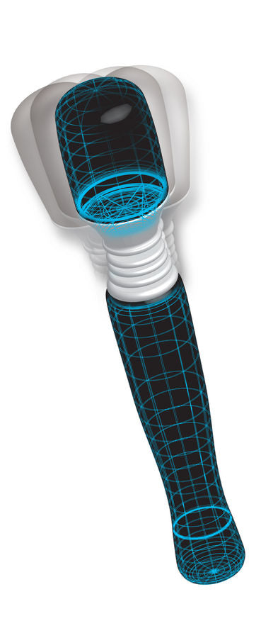 Mini-Massagegerät in Schwarz