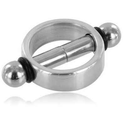 METALL HART - MAGNETISCHE NIPPELKLEMMEN AUS HARTEM METALL (PAAR)