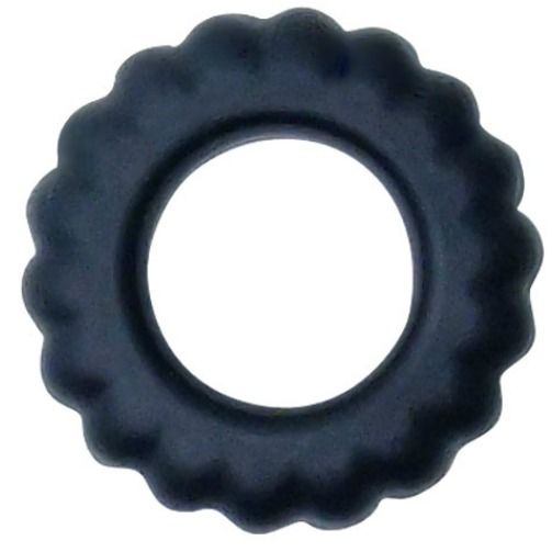 Schwarzer Titan Cockring 2 cm