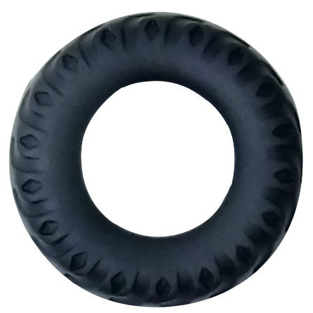 Cockring Titan schwarz grün 2 cm