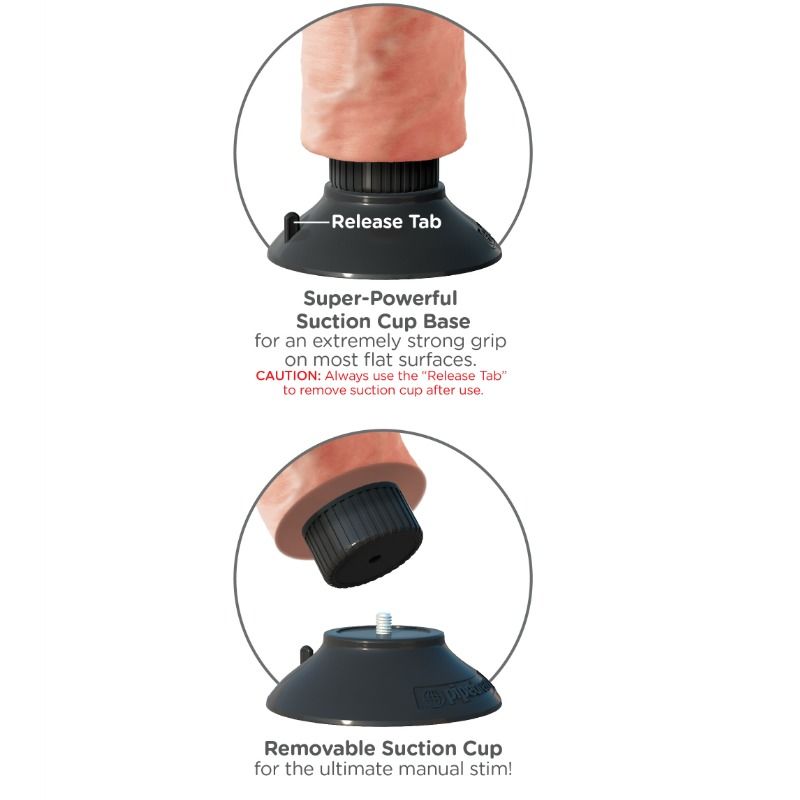 23 cm natürlicher vibrierender Dildo