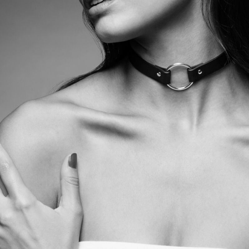 INDISCRETS MAZE JEWELRY - SCHWARZE CHOKER-HALSKETTE