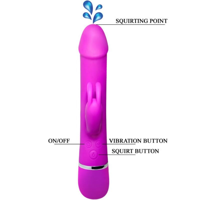 Henry Vibrator mit 12 Vibrationsmodi und Squirt-Funktion