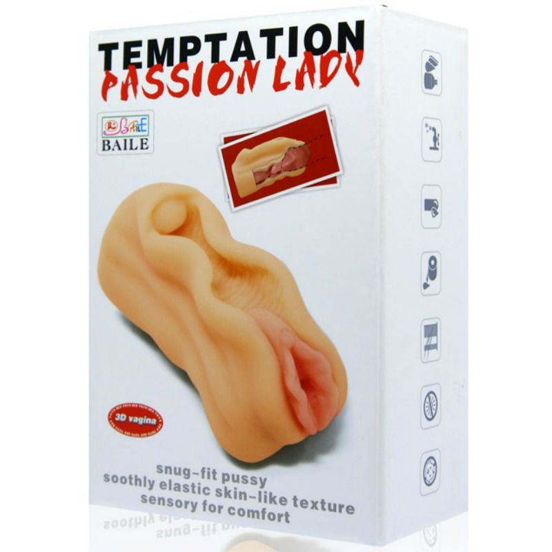 Mini-Masturbator im Design der männlichen Vagina-Lippen