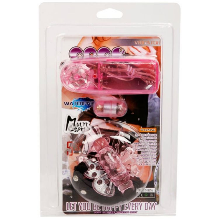 Harnisch mit vibrierendem Schmetterling mit mehreren Geschwindigkeiten