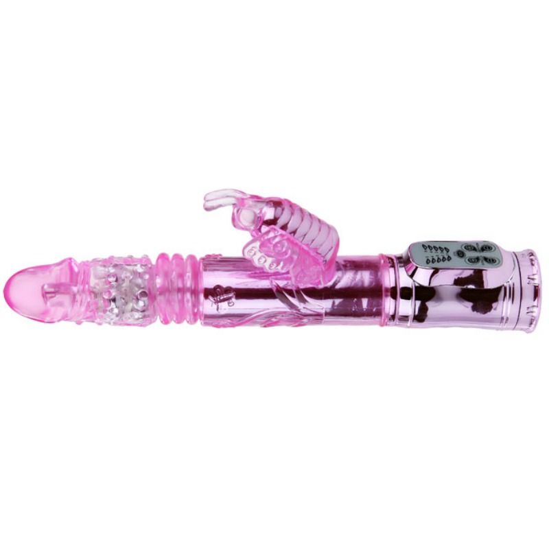 BAILE - Wiederaufladbarer Vibrator mit rotierendem und pulsierendem Schmetterlingsstimulator
