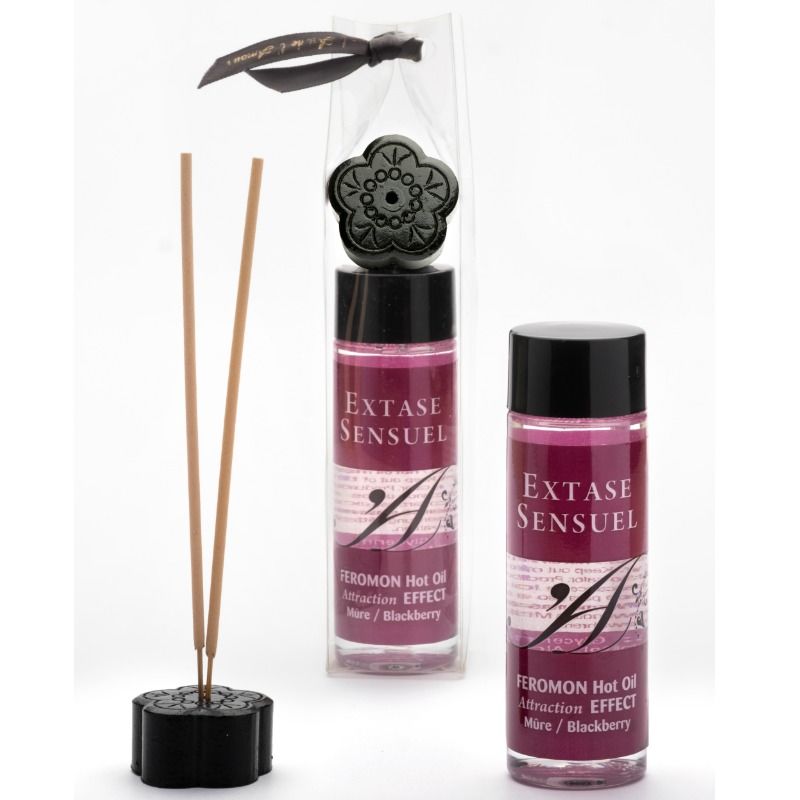 Massageöl mit Wärmeeffekt und Brombeerpheromonen 100 ml