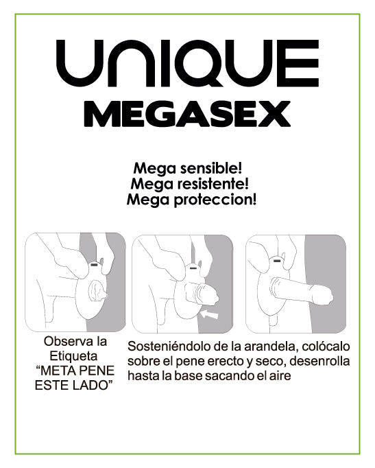 UNIQ - MEGASEX LATEXFREIE SENSITIVE-KONDOME 3 STÜCK