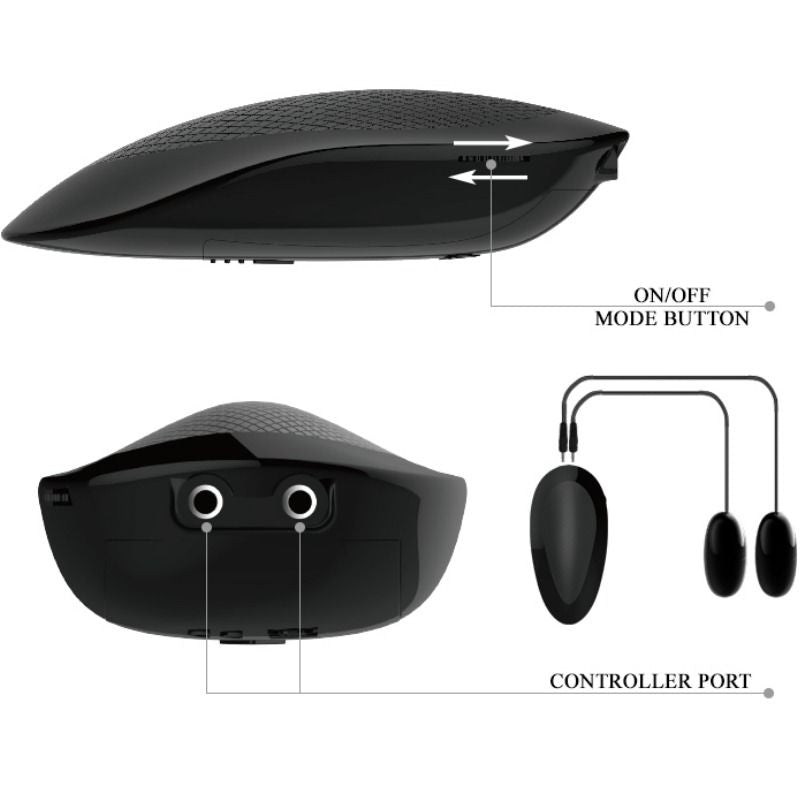 Realistische Vagina und Anus mit Vibrationsposition 3