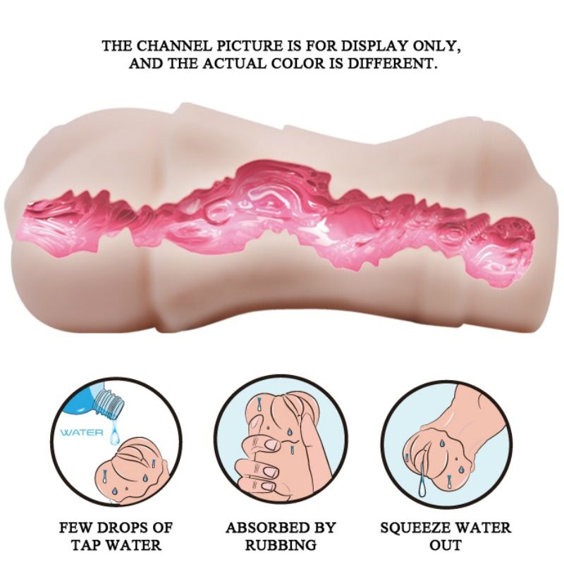 CRAZY BULL - WATER SKIN VAGINA MASTURBATOR MIT VIBRATIONSKUGEL 2