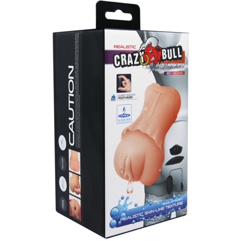 CRAZY BULL - WATER SKIN VAGINA MASTURBATOR MIT VIBRATIONSKUGEL 2