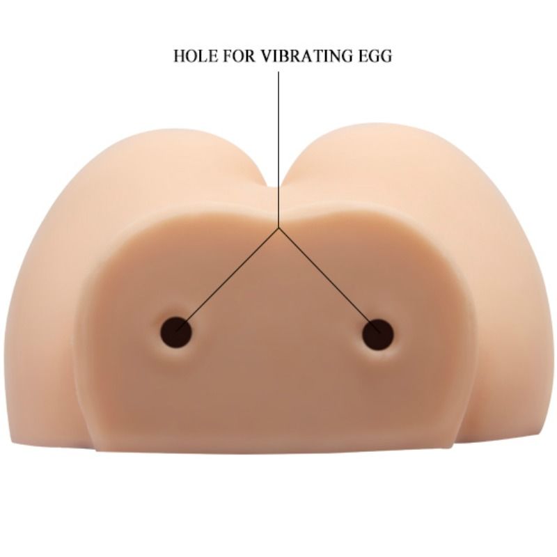 Realistische Vagina und Anus mit Vibrationsposition 6