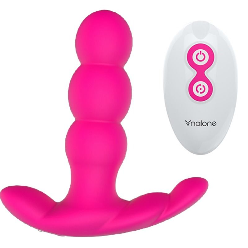 NALONE - PEARL Analvibrator mit Fernbedienung, Schwarz