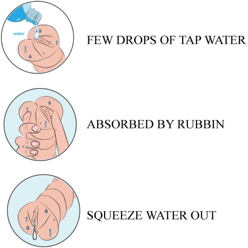 Wasserhaut-Masturbator Vagina Modell 3