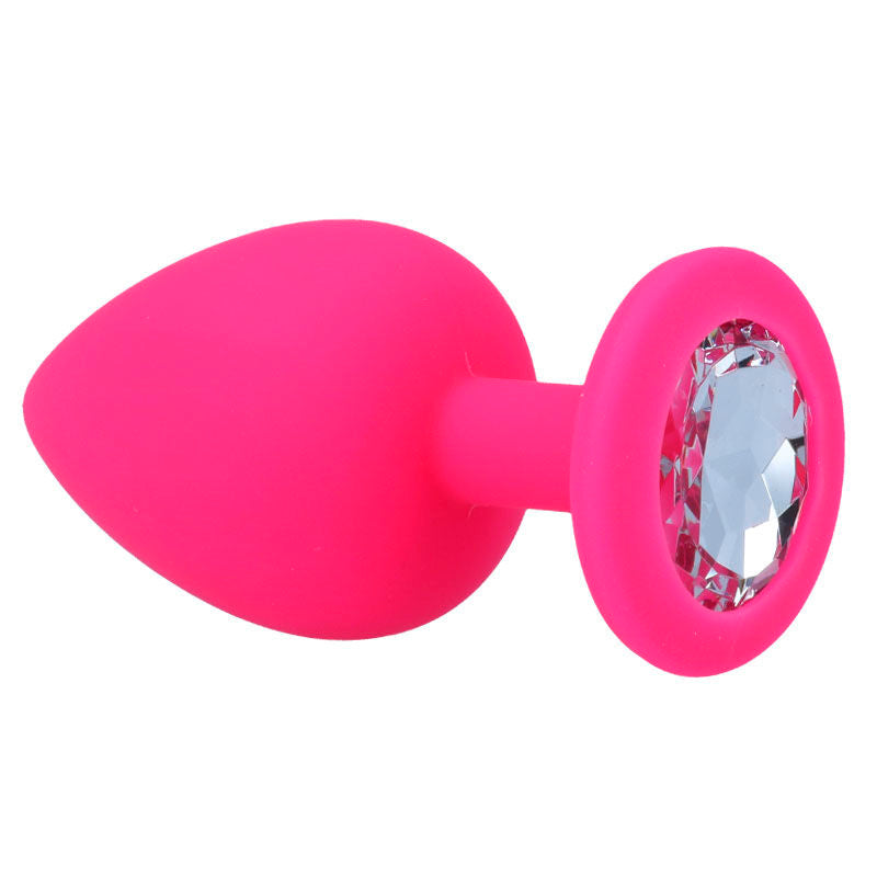 Analplug Shelki L in Fuchsie
