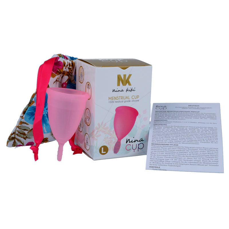 NINA KIKÍ - PINK MENSTRUATIONSCUP - GRÖSSE L