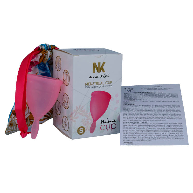 NINA KIKÍ - PINK MENSTRUATIONSCUP - GRÖSSE S