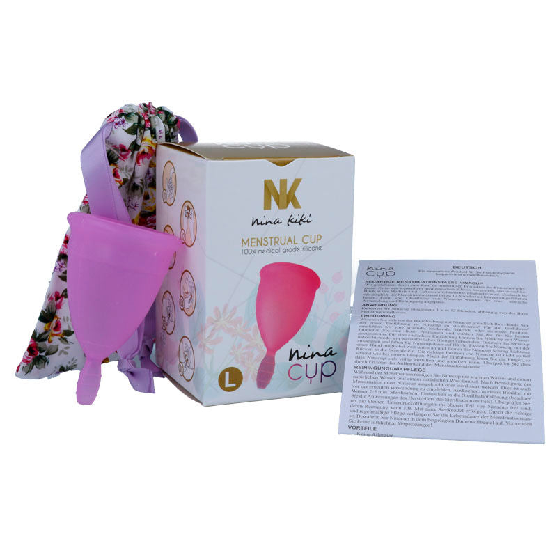 NINA KIKÍ - LILA MENSTRUATIONSCUP - GRÖSSE L