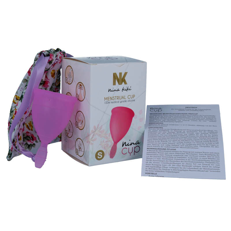 NINA KIKÍ - LILA MENSTRUATIONSCUP - GRÖSSE S