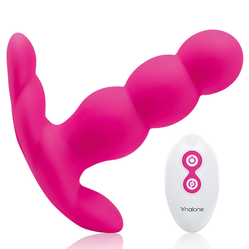 NALONE - PEARL Analvibrator mit Fernbedienung, Schwarz