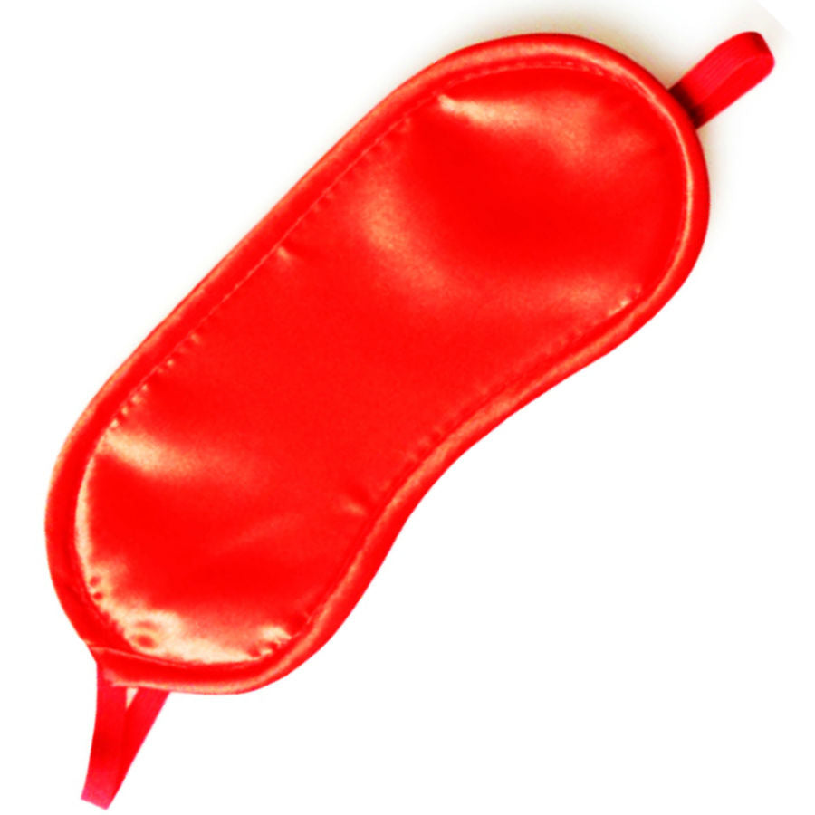 Rot gepolsterte Augen